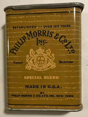 Vintage Phillip Morris & Co Special Blend Cigarettes Tin