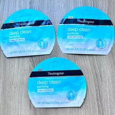 Neutrogena Deep Clean Purifying Hydrogel Seaweed Peel Off Mask Lot Of 3 (#1)
