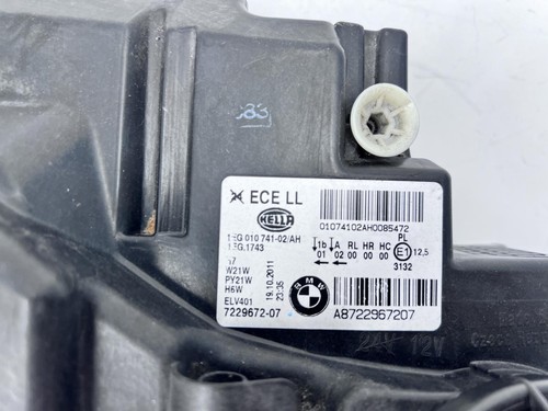 Hauptscheinwerfer rechts BMW 1er (F20) 7229672 Halogen Scheinwerfer Original - Bild 7 von 8