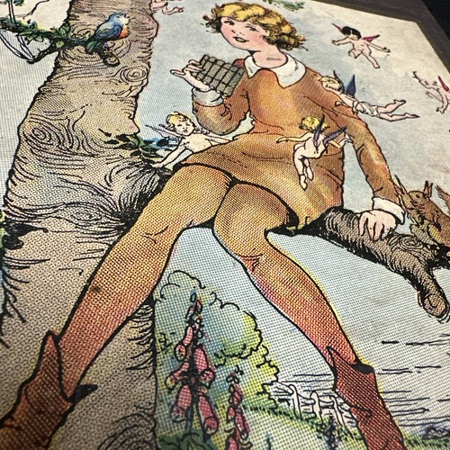 1923 FAMOUS FAIRY TALES PLATT & MUNK WATTY PIPER PETER PAN CINDERELLA TOM THUMB - Picture 12 of 21