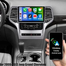 Car Radio Stereo 2G+64G For 2011-2013 Jeep Grand Cherokee GPS Android 13 Carplay
