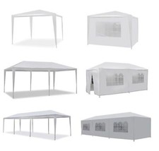 10' 20' 30' White Outdoor Wedding Tent Party Canopy Patio Gazebo Removable Walls