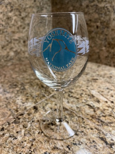 Yosemite National Park - Vintners Holidays Souvenir Wine Glass - Yosemite, CA