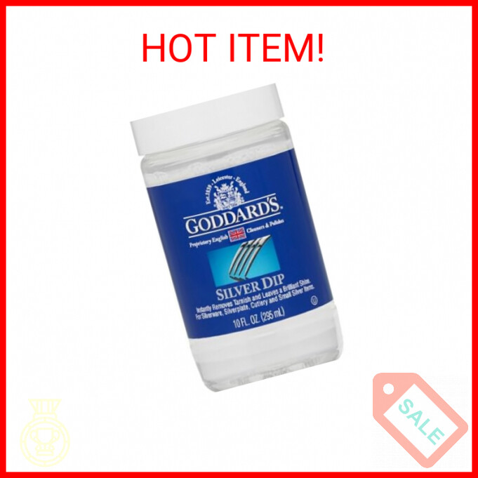 Goddard’s Silver Cleaner Dip Silver Jewelry Cleaner Solution for