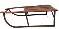 Vintage Schlitten Aus Holz Und Eisen