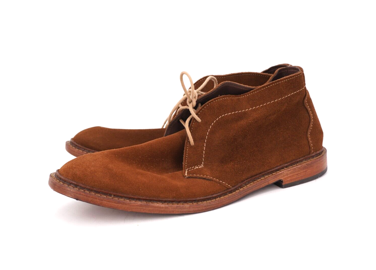 NEW | $425 ALLEN EDMONDS 11.5 A AMOK CHUKKA SNUFF SUEDE BOOT BOX