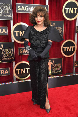 Joan Collins at TNT's 21st Annual Screen Actors Guild Awards at Th - Old Photo 4