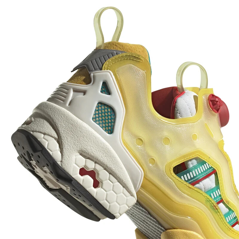 1stプレス!! ほぼ新品! S.A.C / Artisty Original Adidas US 13 Men White Yellow Green Red Retro Pump ZX Fury
