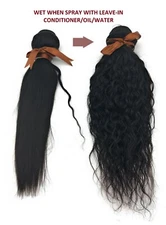 Wet N Weave Human Hair Natural black Color NATURAL WAVE