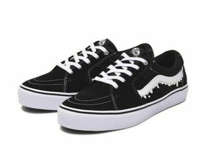 vans sk8 low black white