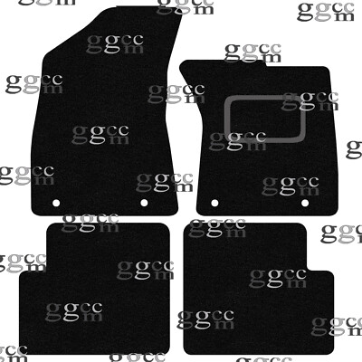 FITS MG ZS (MANUAL-NOT EV) 2022 TO 2024 TAILORED BLACK CARPET CAR FLOOR MATS.