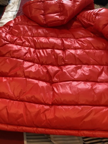 GUESS Men's Red Puffer Jacket Removable hoodie size 4xl new with tags - Picture 6 of 6