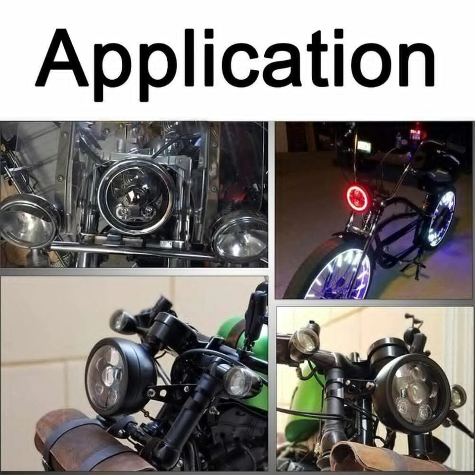 Soporte de carcasa de montaje de faros LED 5-3/4 5,75" para Honda Shadow Spirit 750 Foto 3 de 4