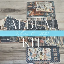 Graphic45 SUN KISSED DIY FOLIO ALBUM KIT 2023V7 scrapbooking SUMMER