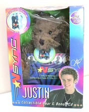 NSYNC Justin Timberlake Collectible Bear GOD MUST HAVE SPENT 2 Song CD NEW
