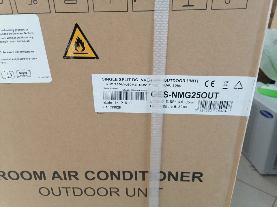 Condizionatore Fisso GE 9000Btu A++A+ R32 GESNMG25OUT+GESNMG25IN - Immagine 4 di 4