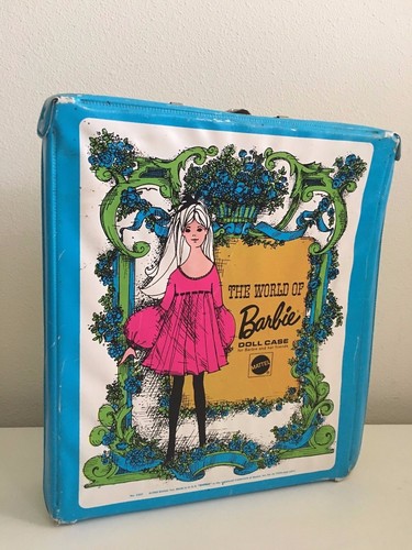 Lot De Tenues Barbie Vintage + Valise Doll Case 1968 Mattel – Occasion