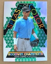 Yiddi Cappe 2022 Upper Deck Goodwin SPLASH OF COLOR PREMIUM RAINBOW GREEN MARLIN