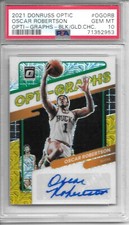 2021-22 Donruss Optic OSCAR ROBERTSON BLACK GOLD CHOICE AUTO #5/8 PSA 10 POP 1!
