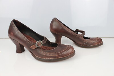 Pumps Riemen Neosens Rococo Leder Brown Nuanciert T 38 Seht Guter Zustand