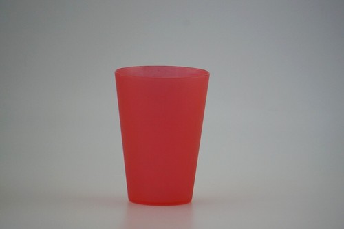 1 roter Plastik Mehrweg Trinkbecher 0,4 liter Partybecher Becher Plastikbecher - Bild 5 von 5