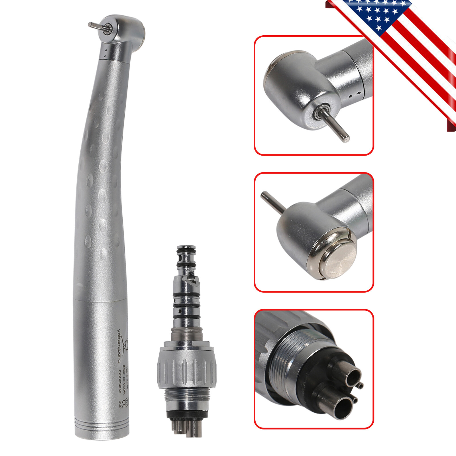 US 5pcs Yabangbang Dental High Speed Handpiece & Coupling Fit KaVo MULTIflex M4