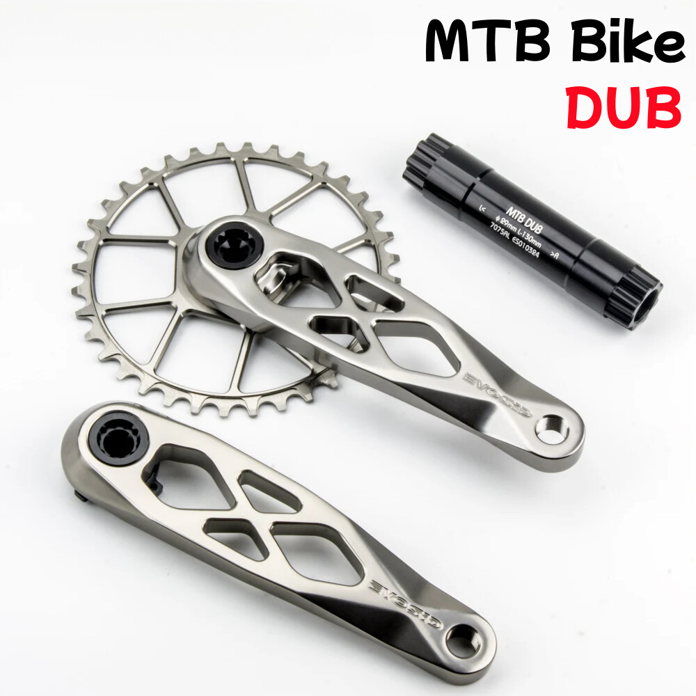 Ultralight MTB Bicycle Crankset Crank 165/170/175mm Chainwheel 32T 34T 36T 38T