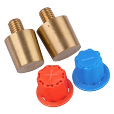 2pcs Battery Pole Adapter Terminal Connector Fittings M8 Thread Post Adapter