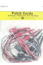 Patch-/Messleitungen Haken zu Pins - 3M Prototyping/Test - UK-Bestand