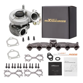 Turbolader ink. Auspuffkrümmer for BMW X5 3.0d (E53) 160KW 218PS 753392 742417