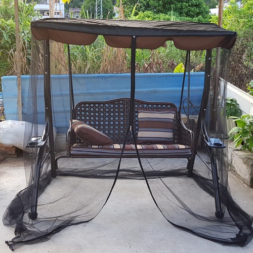 Water Resistant Swing Chair Canopy Cover with Zipper Closure for Patio - Picture 7 of 8