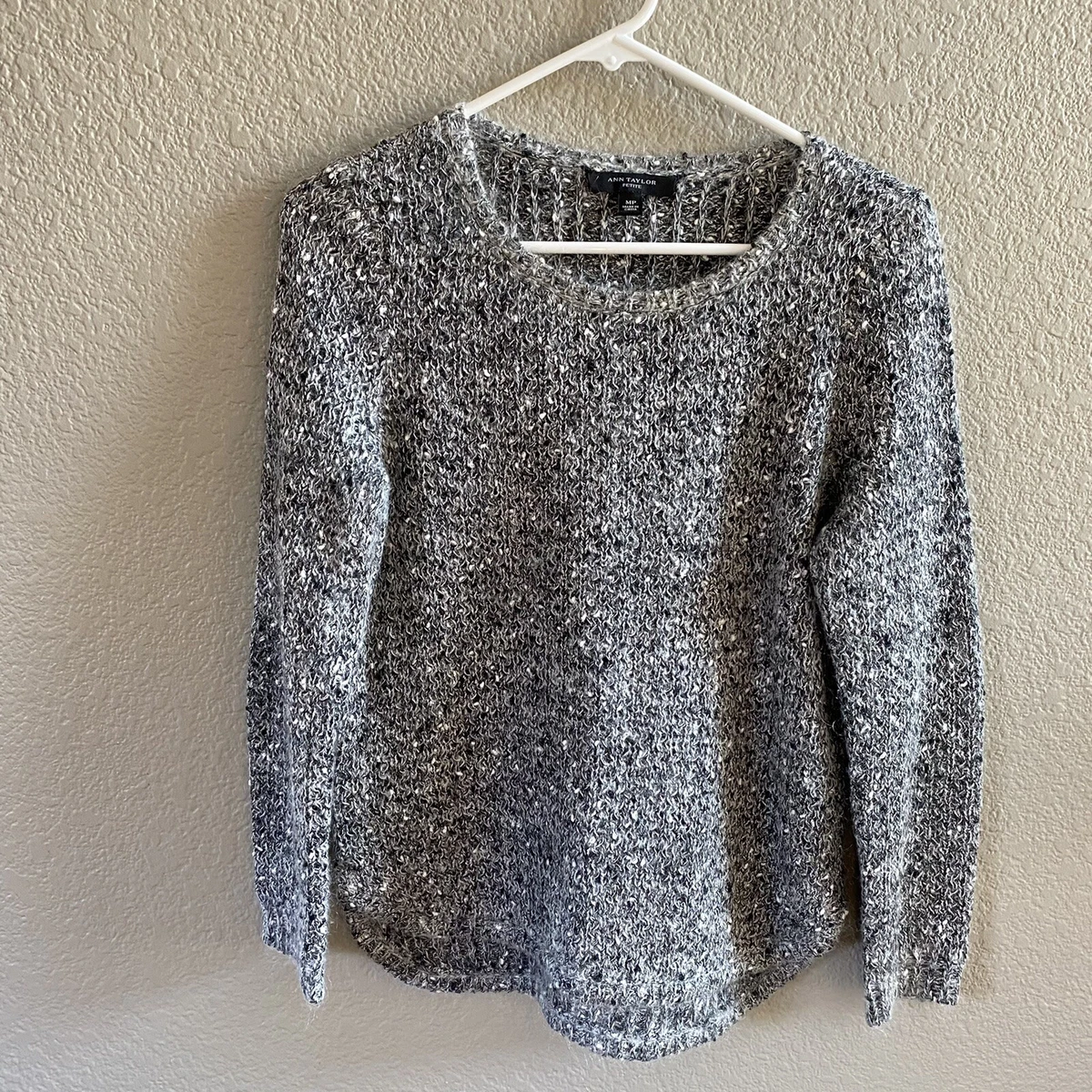 Ann taylor grey best sale sweater