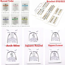 Dental Orthodontic Metal Non-Conv Braces/Brackets Super Elastic Niti Arch Wires