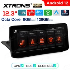 12.3” Car Screen Android 13 CarPlay GPS Stereo 8+128G Qualcomm For Audi A4 S4 A5