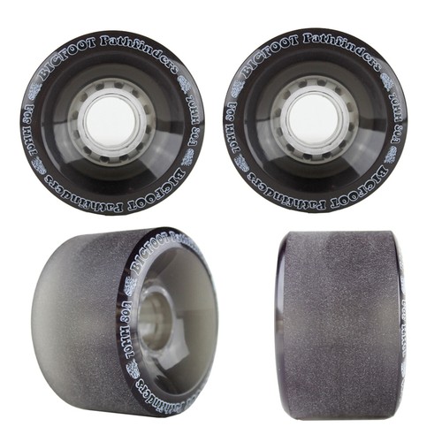 Core 6.0 Raw Longboard Trucks Wheels Package Bigfoot 70mm Pathfinders Black - Picture 4 of 6