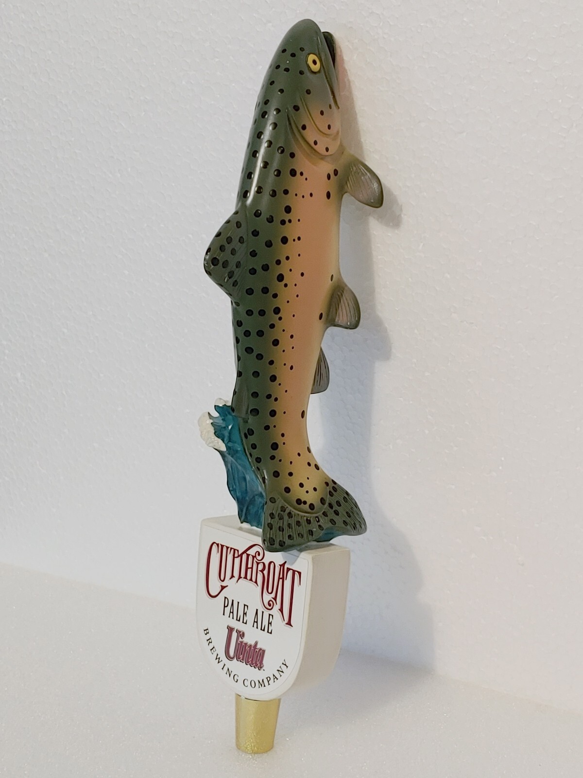 Uinta Brewing Cutthroat Pale Ale Old Beautiful Trout 12" Draft Beer Tap
