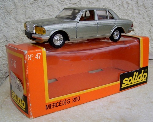 Mercedes 280 Solido - Miniature Avec Boîte D'origine - Marque Joustra