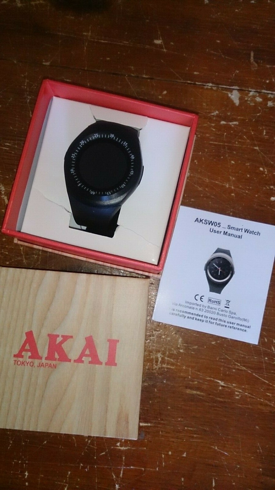 Akai AKSW05 Smartwatch Bluetooth Rechargeable Fitness Tracker for sale  online | eBay