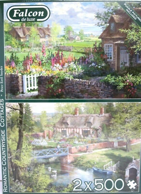Falcon de Luxe 11261 Puzzle 2x500 Teile Romantic Countryside Peter Etril Snyder