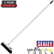 Sealey Broom 11"(280mm) Soft Bristle Indoor Use Brush Cleaning Clean Floor Sweep