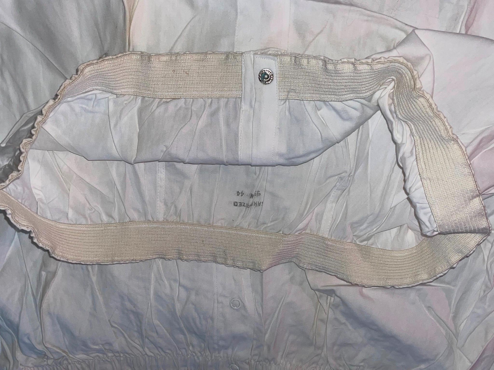 VTG 40s 50s MENS 44 NEW WHITE SANFORIZED BOXER SHORTS UNDERWEAR LOT OF 4 image 4