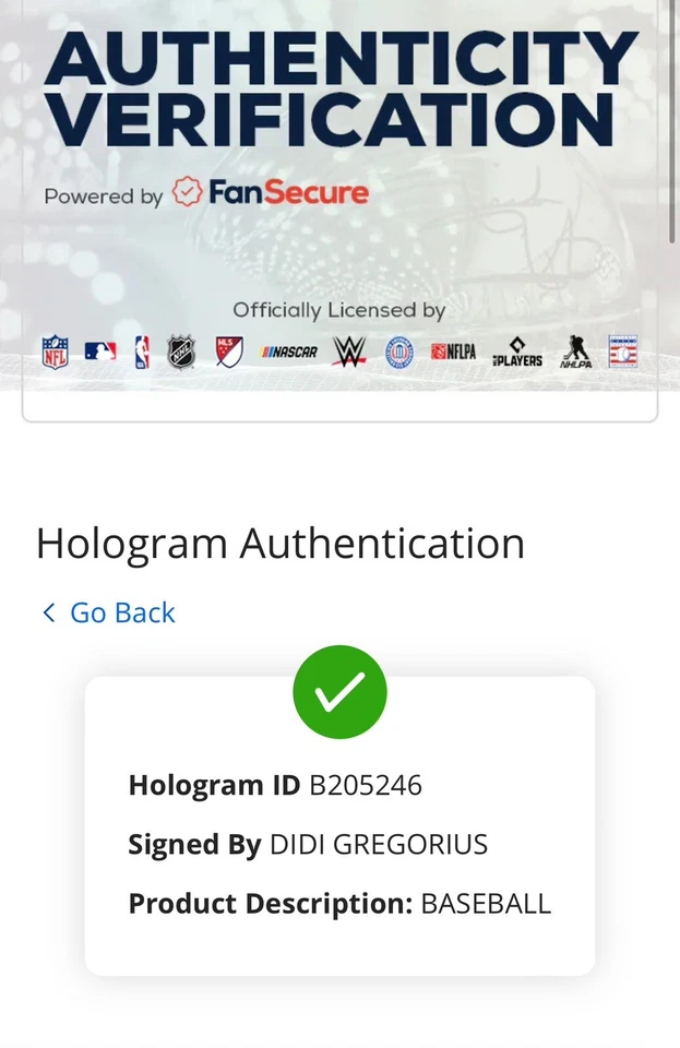 “SIR” Didi Gregorius Firmado Filadelfia Filis Béisbol MLB Certificado de Autenticidad Fanáticos Foto 4 de 4