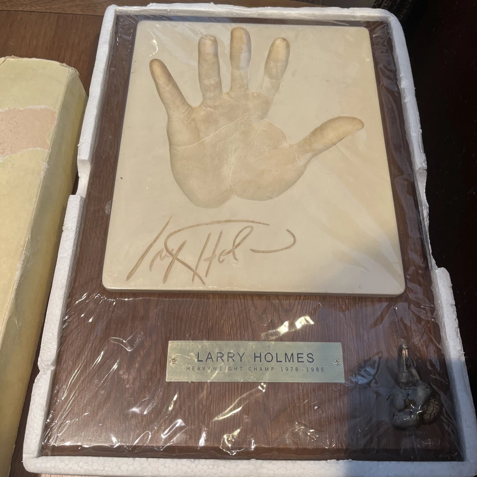 NUEVO LARRY HOLMES Auténtico Impresión a Mano en Placa de 10 IN X 16 IN La Serie Boxeo Foto 2 de 4