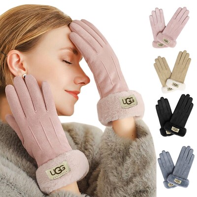 Damen Winter Warm Handschuhe Heizung Split Finger Multifunction Screen Touchable