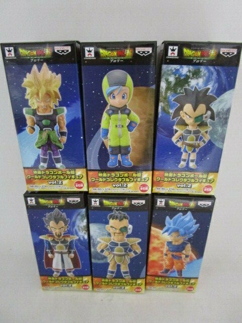 【全6種コンプ】ドラゴンボール超 ワールドコレクタブルフィギュア vol.2 ♬ Dragon Ball Super World Collectable Figure WCF Movie ver. vol.2