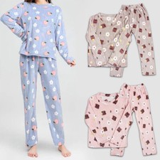 Pigiama Donna Pile Super Caldo Tuta Morbida Vari Colori Ciniglia VEQUE