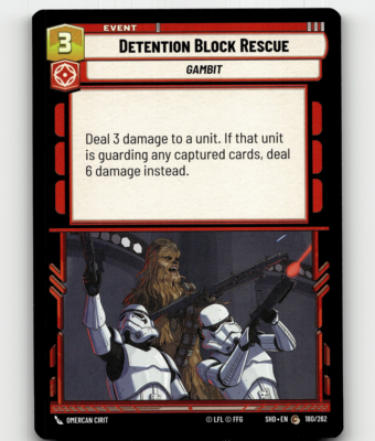 Star Wars: Unlimited Detention Block Rescue - Shadows of the