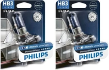 HB3 9005 PHILIPS Diamond Vision 5000K Genuine Ultimate White Light Bulb Headlamp