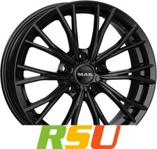 MAK Mark gloss black 7.5x17" ET34 LK5 120 ML 72.6 Alufelgen 17 Zoll