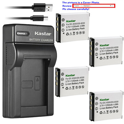 Kastar Battery Slim USB Charger for Medion Traveler DC-8300 Traveler DC-8500